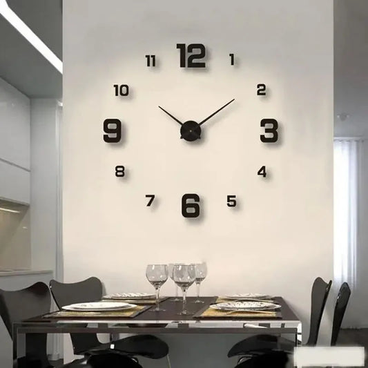 Reloj de Pared DIY Sin Marco