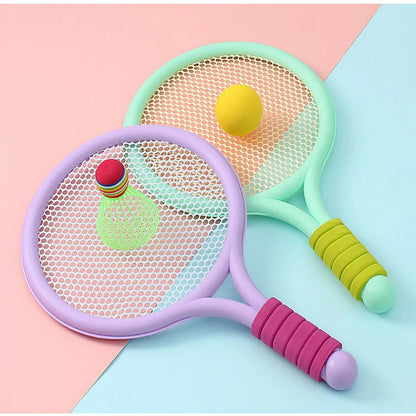 Juego de raquetas infantiles para jugar al aire libre