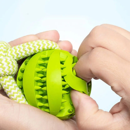 Pelota Interactiva para Perros – Mordedor y Dispensador de Premios