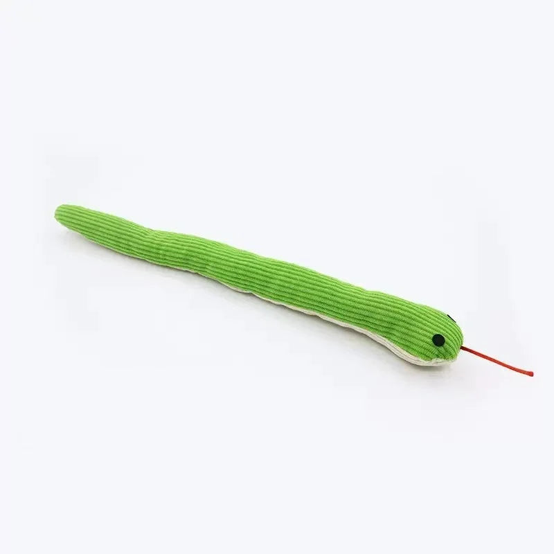 Juguete Mordedor Interactivo para Perros y Gatos – Serpiente con Sonido