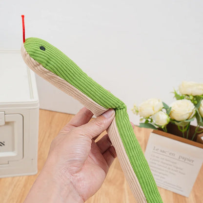 Juguete Mordedor Interactivo para Perros y Gatos – Serpiente con Sonido
