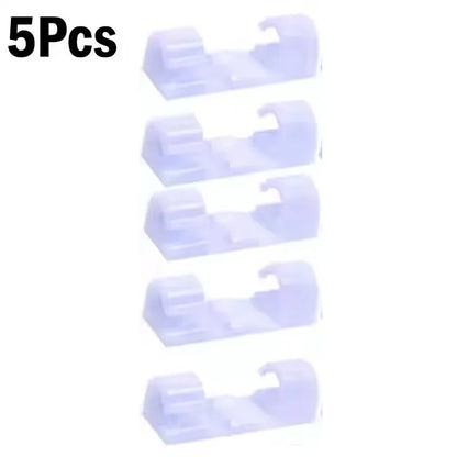 Organizador de Cables Autoadhesivo – Clips para Hogar, Oficina y Coche