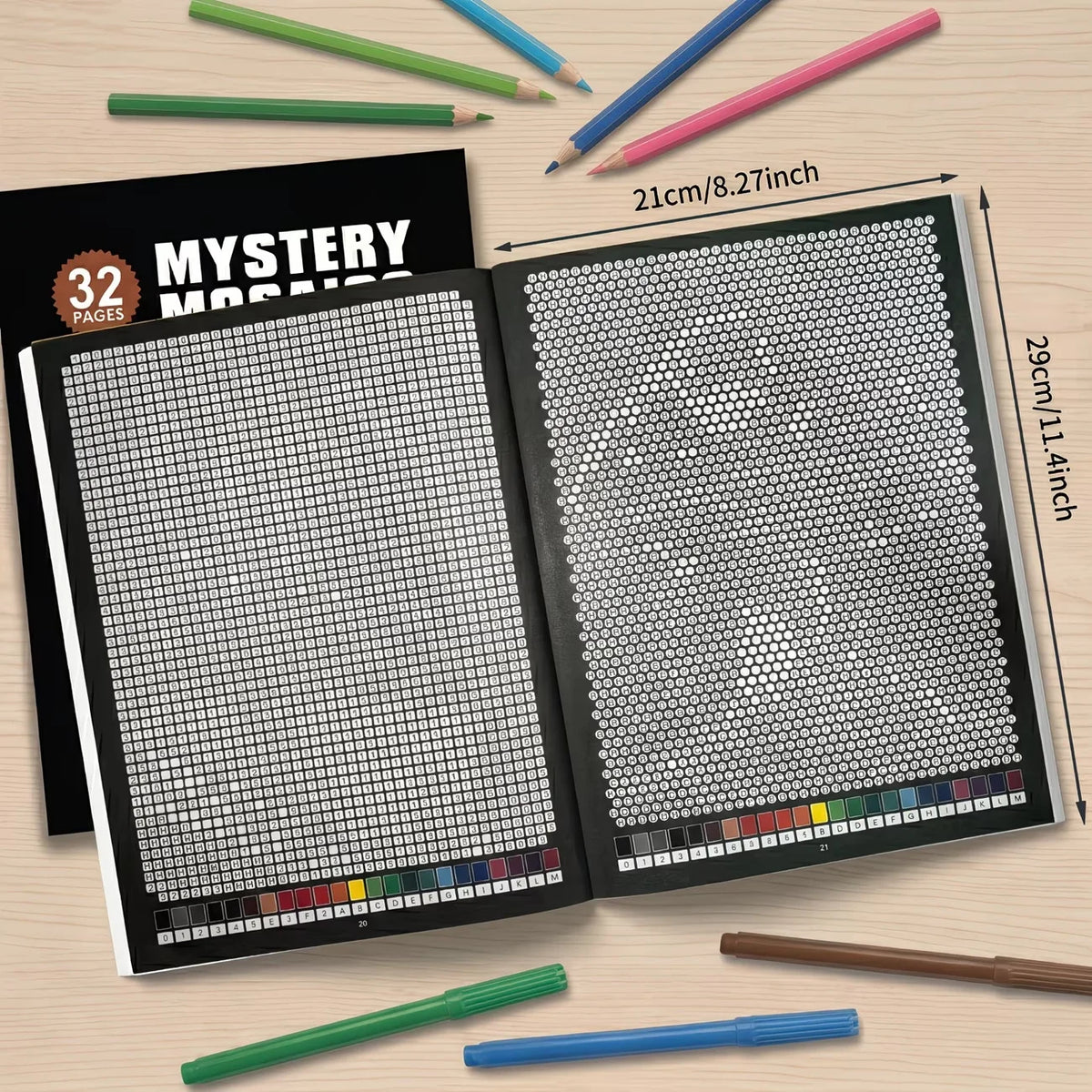 Mosaicos Misteriosos para Colorear por Números