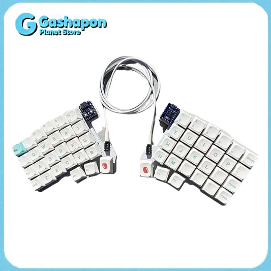 Teclado Mecánico Ergonómico Split – Hot-Swap y Programable