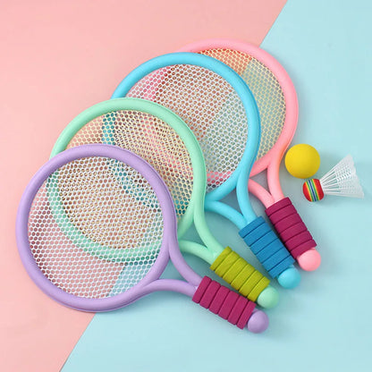 Juego de raquetas infantiles para jugar al aire libre