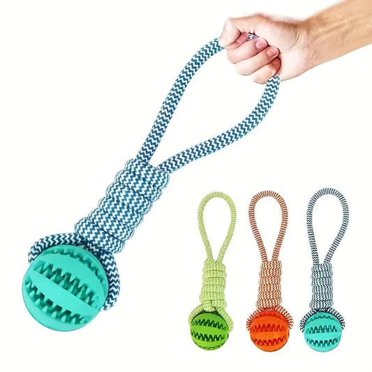 Pelota Interactiva para Perros – Mordedor y Dispensador de Premios