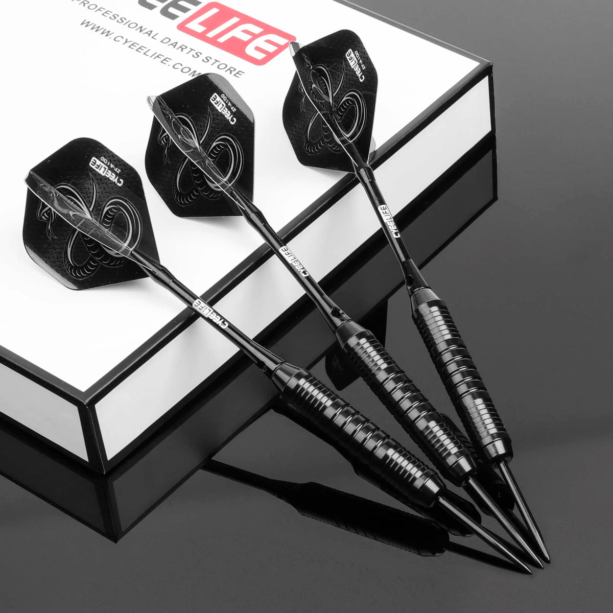 Set de 3 Dardos Profesionales de Acero — 24 g