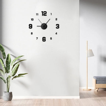 Reloj de pared DIY sin marco