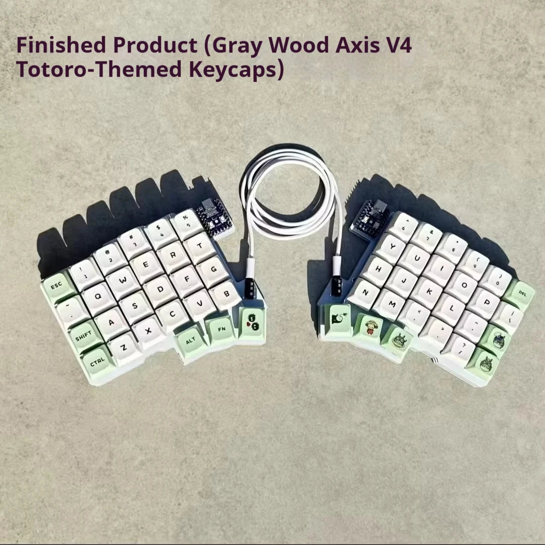Teclado Mecánico Ergonómico Split – Hot-Swap y Programable