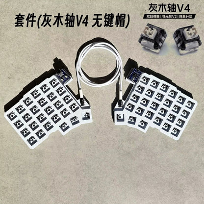 Teclado Mecánico Ergonómico Split – Hot-Swap y Programable