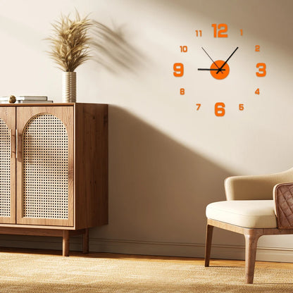 Reloj de pared DIY sin marco