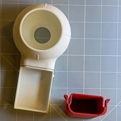 Colector de Polvo para Taladro con Boquilla Giratoria