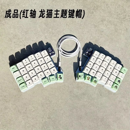 Teclado Mecánico Ergonómico Split – Hot-Swap y Programable