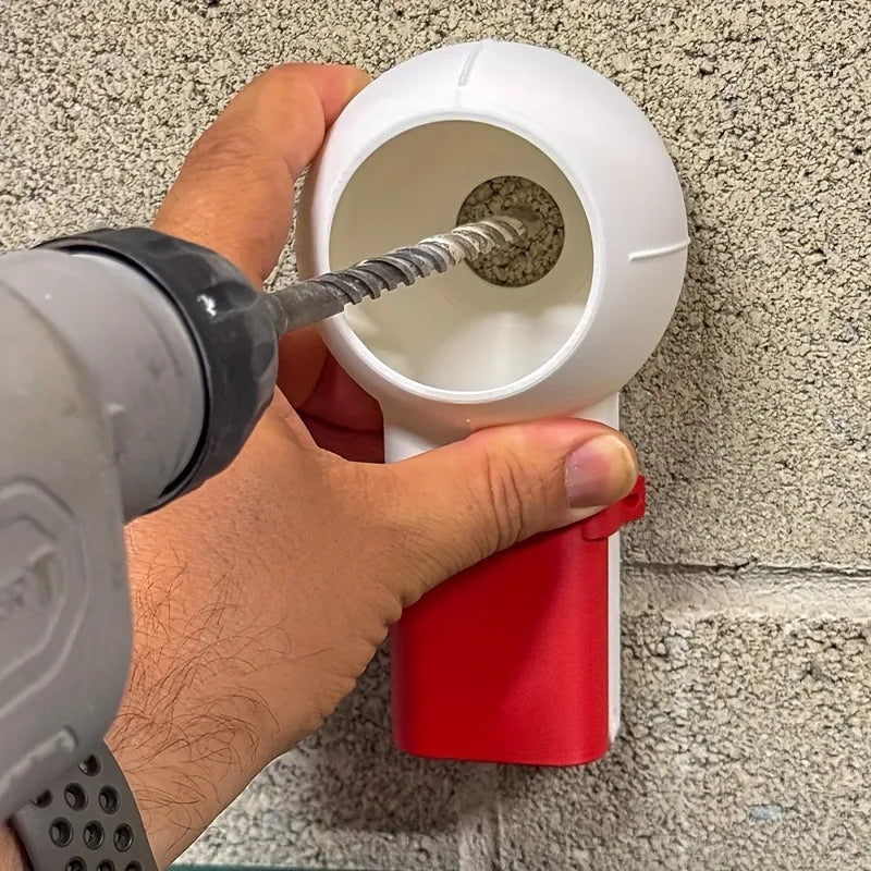 Colector de Polvo para Taladro con Boquilla Giratoria