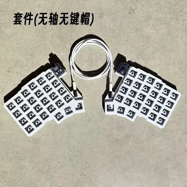 Teclado Mecánico Ergonómico Split – Hot-Swap y Programable