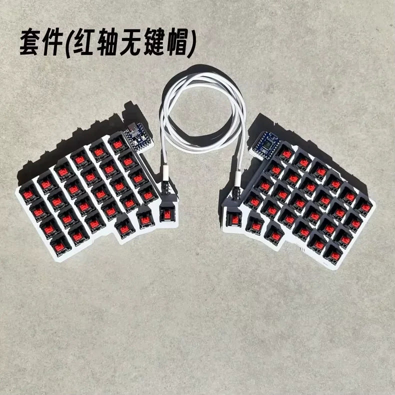 Teclado Mecánico Ergonómico Split – Hot-Swap y Programable