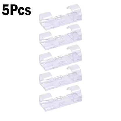 Organizador de Cables Autoadhesivo – Clips para Hogar, Oficina y Coche