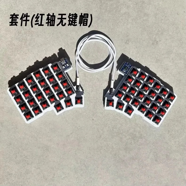 Teclado Mecánico Ergonómico Split – Hot-Swap y Programable