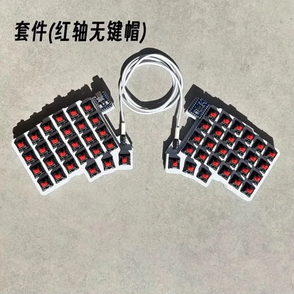 Teclado Mecánico Ergonómico Split – Hot-Swap y Programable