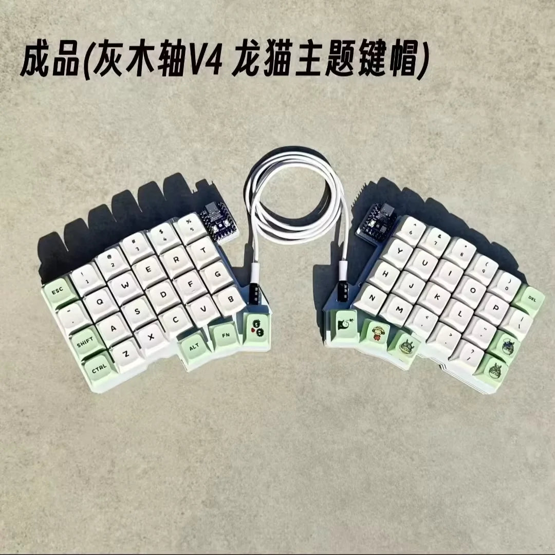 Teclado Mecánico Ergonómico Split – Hot-Swap y Programable