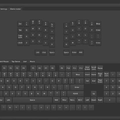 Teclado Mecánico Ergonómico Split – Hot-Swap y Programable