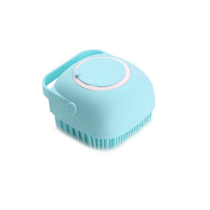 Cepillo de Baño de Silicona para Perros y Gatos