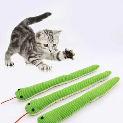 Juguete Mordedor Interactivo para Perros y Gatos – Serpiente con Sonido